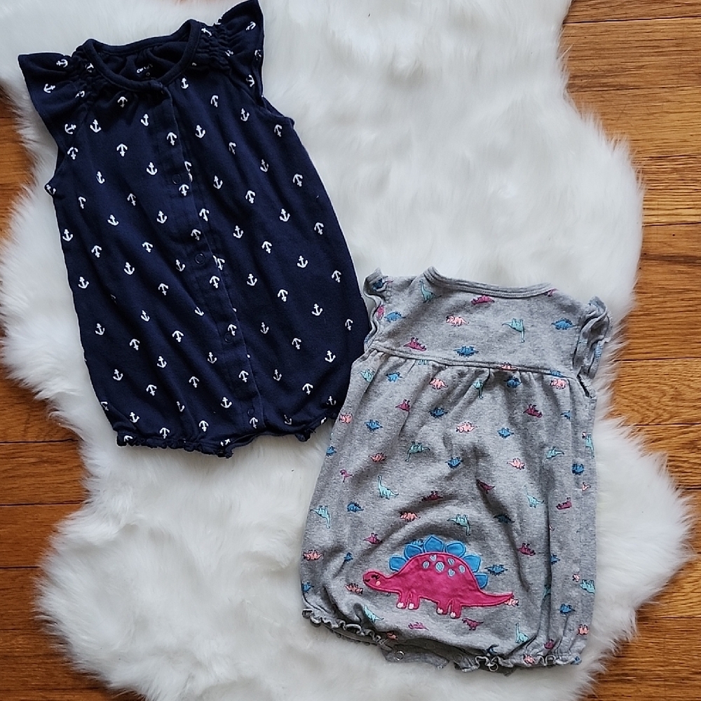Carters Rompers Bundle, 9M